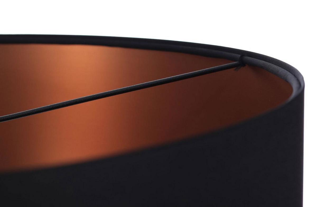 HÄNGELEUCHTE Kupfer 50/25 cm - Schwarz/Kupferfarben, Kunststoff (50/0.8/25cm) - ONZENO