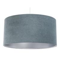 HÄNGELEUCHTE Blau 40/20 cm - Blau/Silberfarben, Kunststoff (40/0.4/20cm) - ONZENO