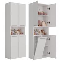 BADEZIMMERSCHRANK Weiß 60/174/30 - Weiß, Holzwerkstoff (60/174/30cm) - RAUMHIRSCH FURNITURE