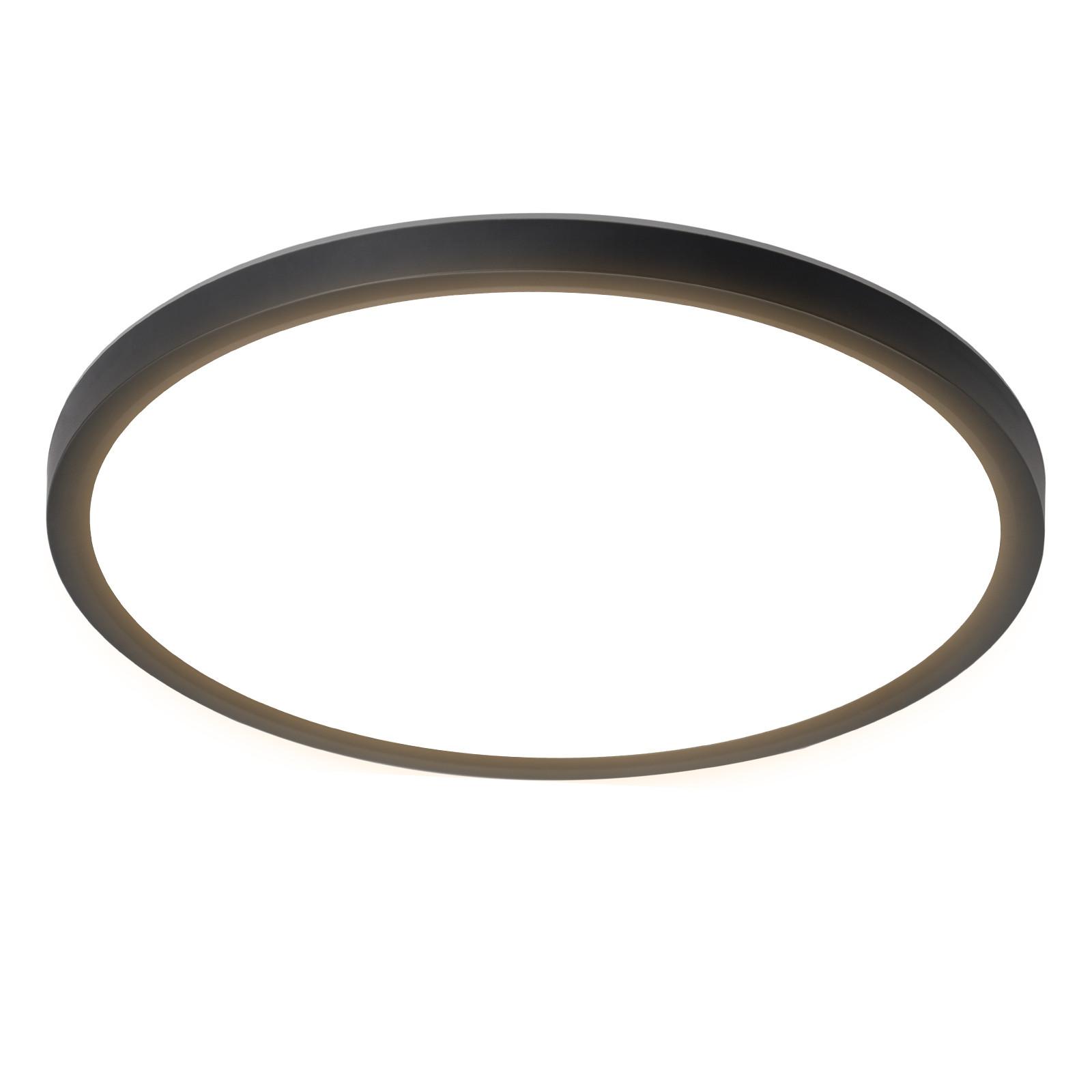 LED-DECKENLEUCHTE Malinowski 18/18/2.6 cm - Schwarz, Kunststoff (18/18/2.6cm) - Nettlife
