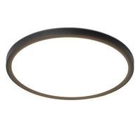 LED-DECKENLEUCHTE Malinowski 18/18/2.6 cm - Schwarz, Kunststoff (18/18/2.6cm) - Nettlife
