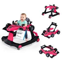 LAUFLERNWAGEN Pink - Pink, Kunststoff (73/56/64cm) - COSTWAY