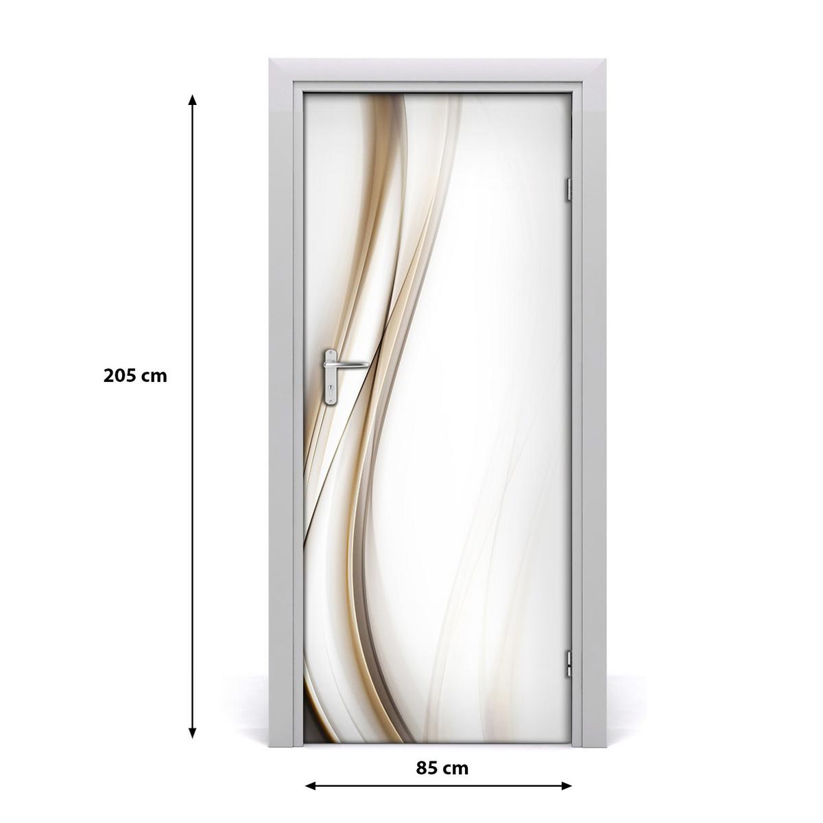 TÜRAUFKLEBER 85x205 cm Dekorativ für Türen - Grau, Kunststoff (85/205/0.01cm) - TULUP