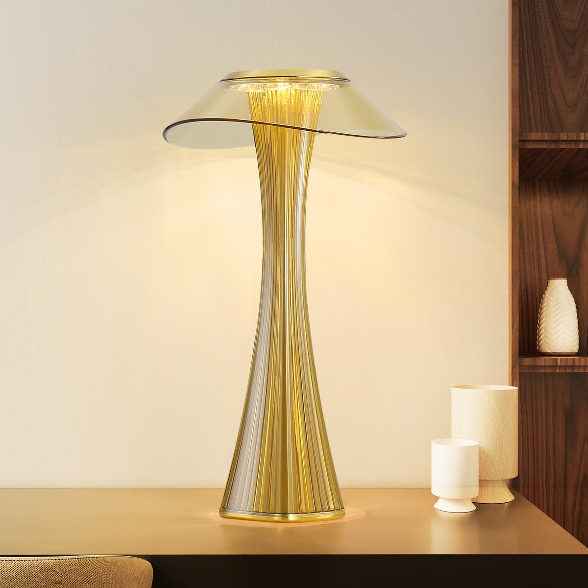 LED TISCHLEUCHTE Rendina - Goldfarben, Metall (15.1/15.1/27.4cm) - Nettlife