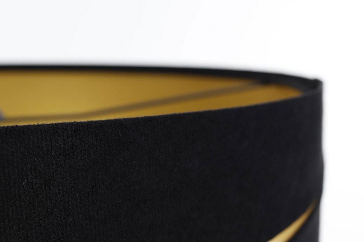 HÄNGELEUCHTE Gold 50/25 cm - Goldfarben/Schwarz, Kunststoff (50/0.4/25cm) - ONZENO