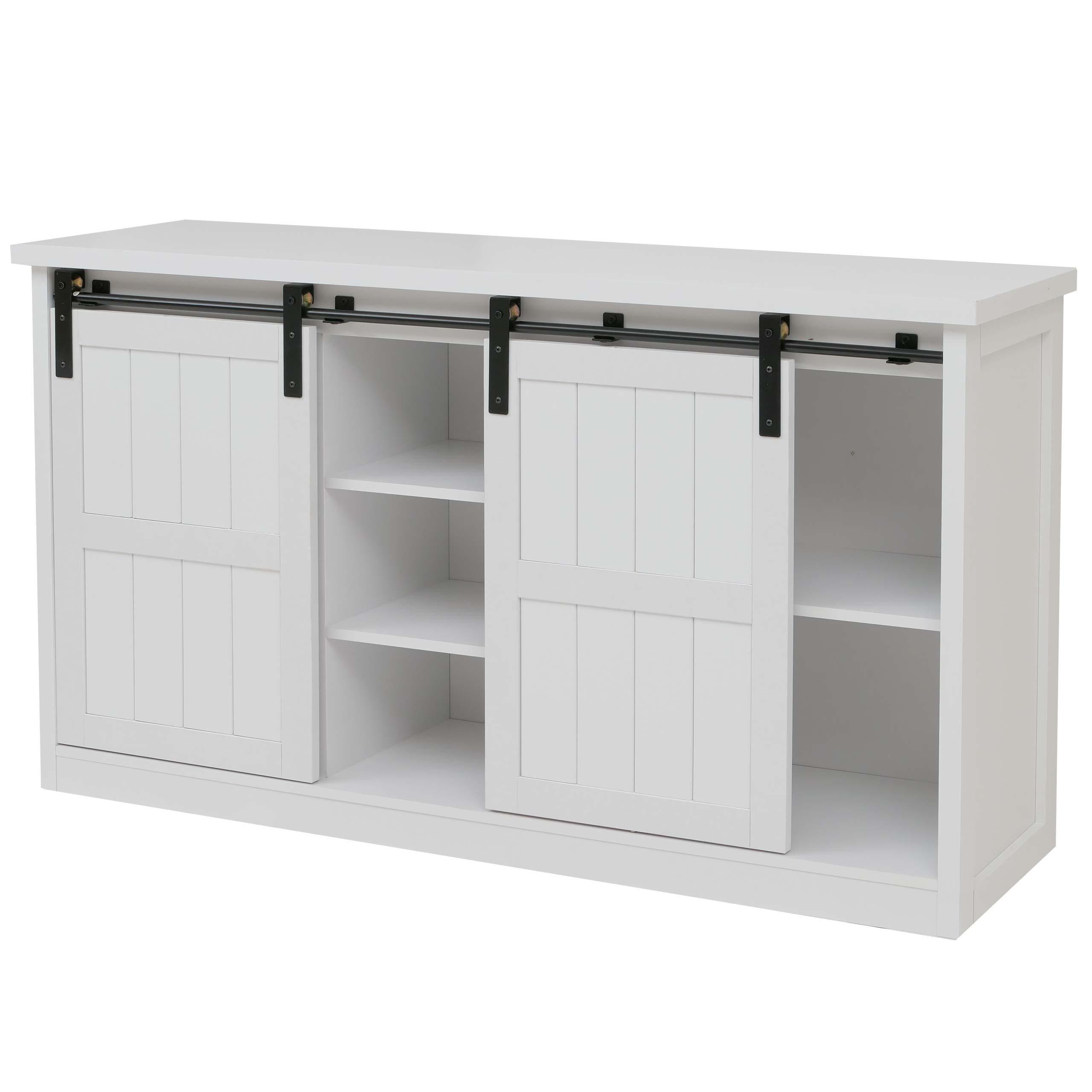 SIDEBOARD Weiß - Weiß, Holz (150/84/40cm) - MCW