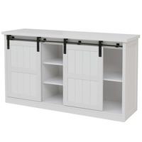SIDEBOARD Weiß - Weiß, Holz (150/84/40cm) - MCW
