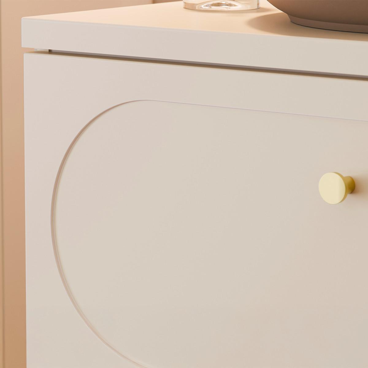 WASCHTISCH 60.6cm Sanae Sandbeige - Beige, Holzwerkstoff (60.6/59/46cm) - Petits-meubles
