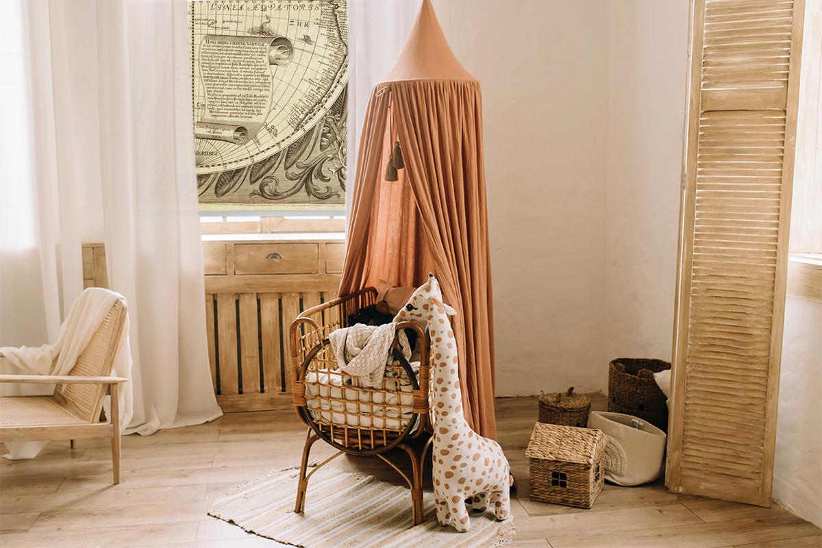 INNENROLLO - Fensterrollo - Rollo - 130x140 cm - Alte Weltkarte - Braun, Kunststoff (130/140/0.5cm) - TULUP