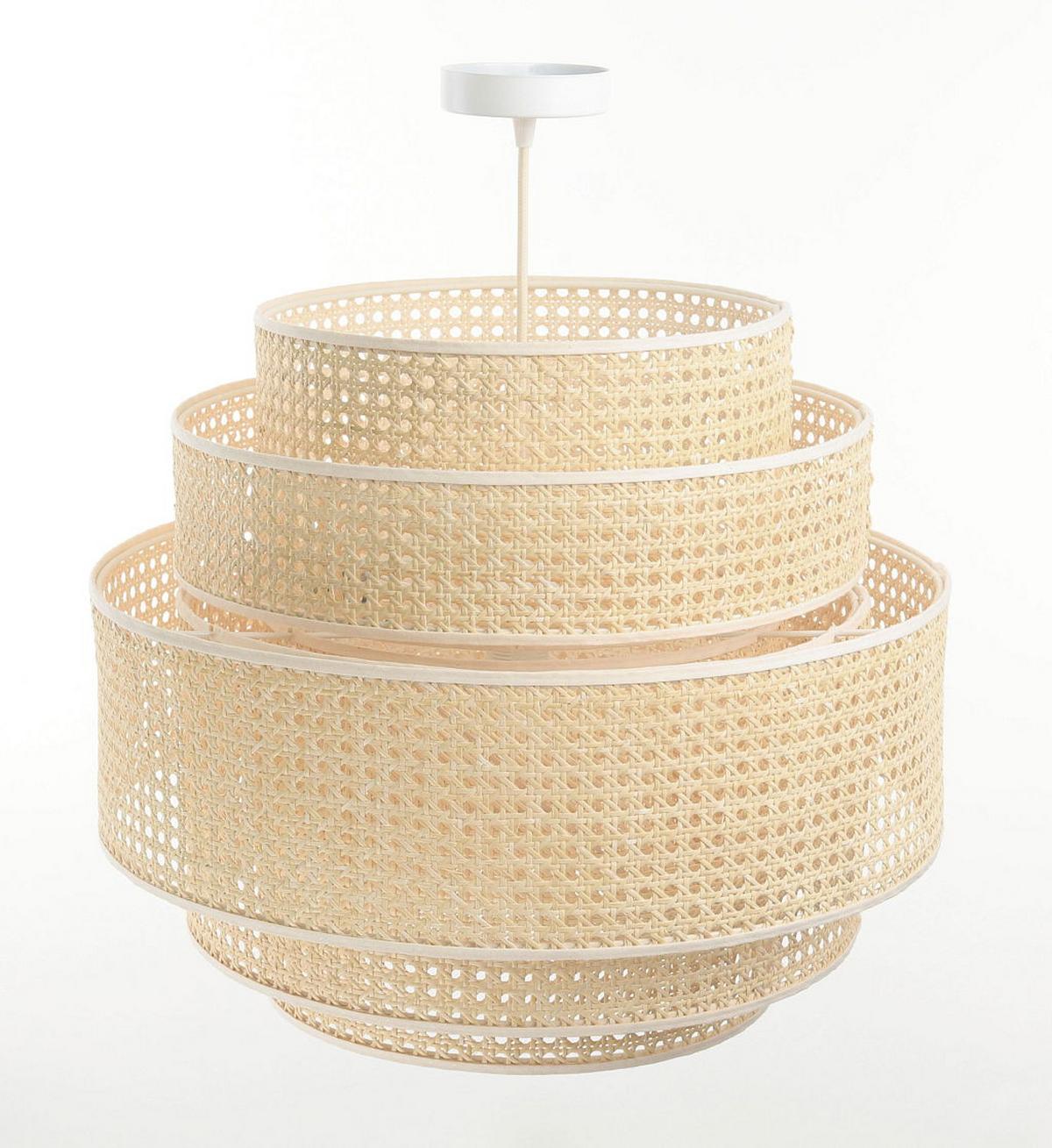 HÄNGELEUCHTE Beige 50/41 cm - Beige, Kunststoff (50/2/41cm) - ONZENO