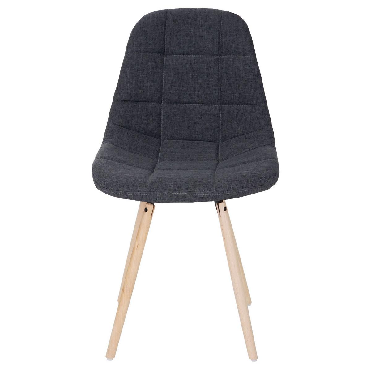 ESSZIMMERSTUHL Anthrazit - Dunkelgrau/Anthrazit, Textil (47/82/53cm) - MCW