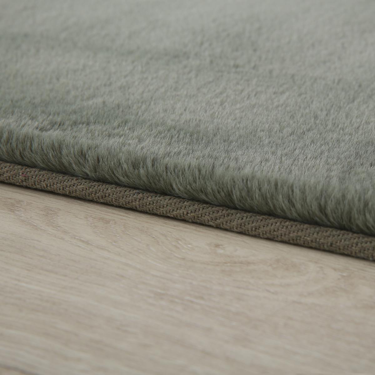 TEPPICH Kurzflor Waschbar NECKAR in Grün, einfarbig, 200 x 290 cm - Grün, Textil (290/200cm) - KADIMA DESIGN
