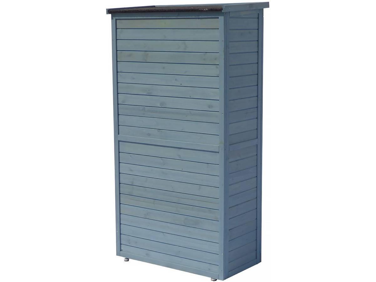 GARTENSCHRANK - GARTENTRUHE space Blau - Blau, Holz (38/148/87cm) - Habitat Garten