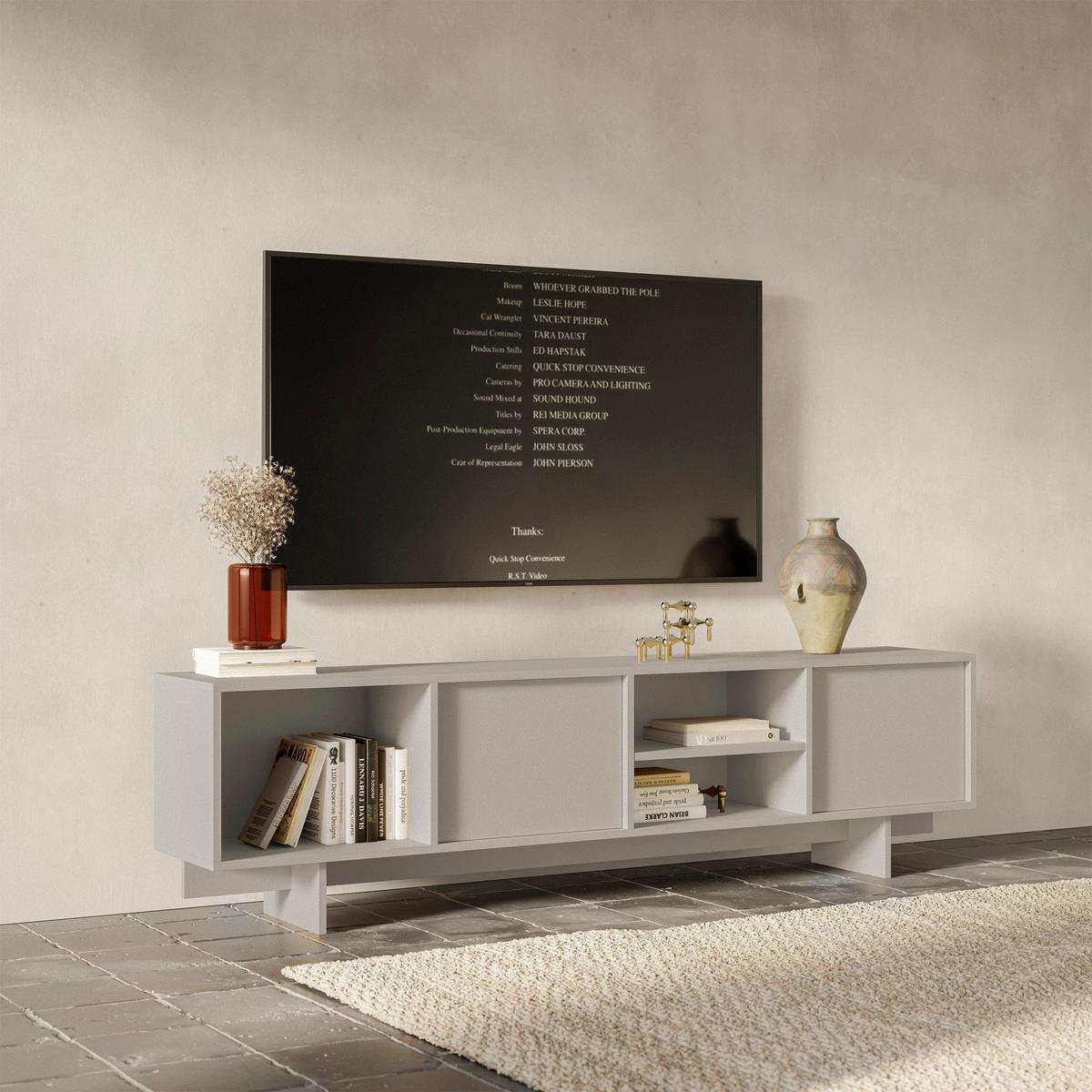 TV-LOWBOARD Sanva KASCHMIR 200 CM - Kaschmir, Holzwerkstoff (200/55/35cm) - Selsey