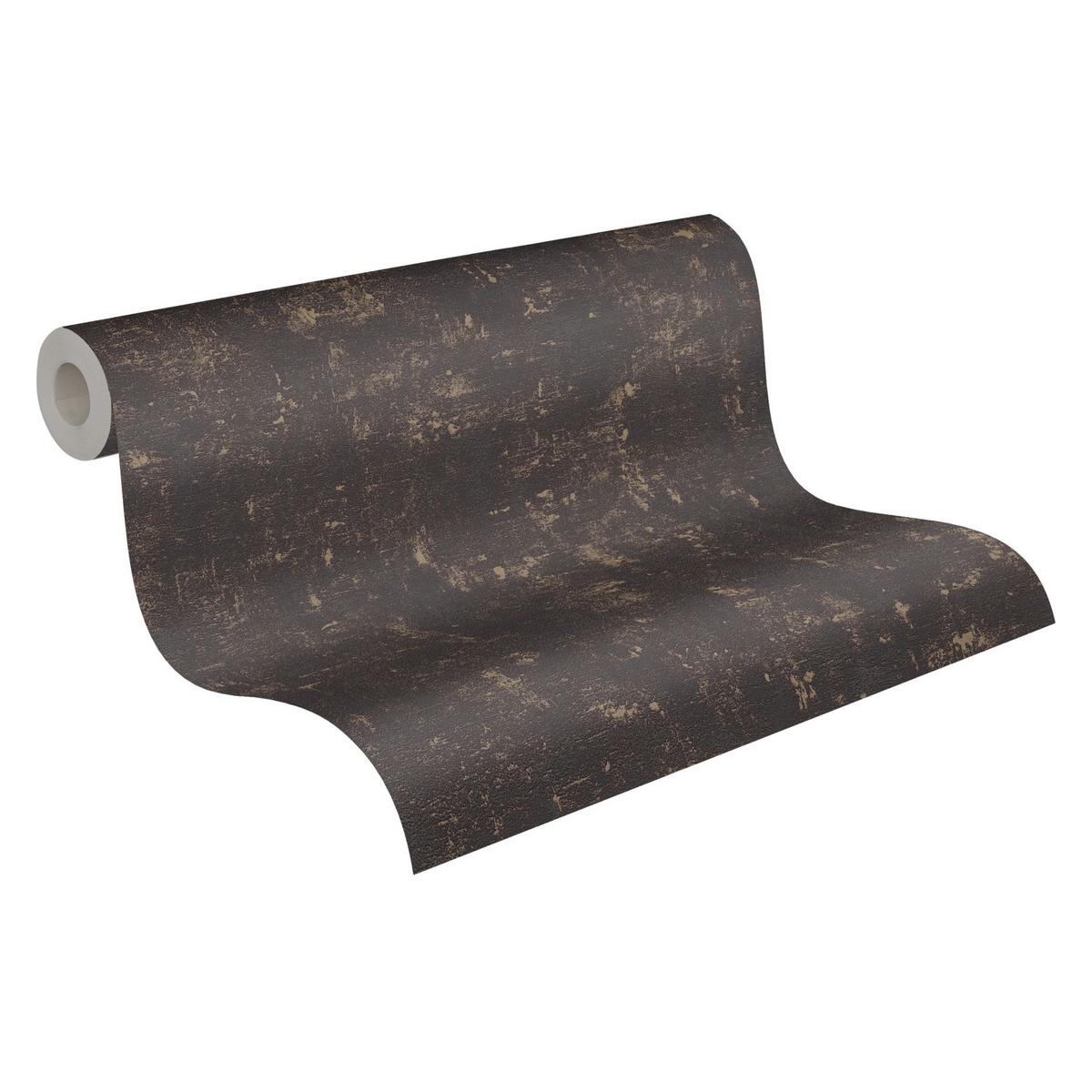 VLIESTAPETE Schwarz 53/1005 cm - Schwarz, Textil (53/1cm) - KUNSTLOFT