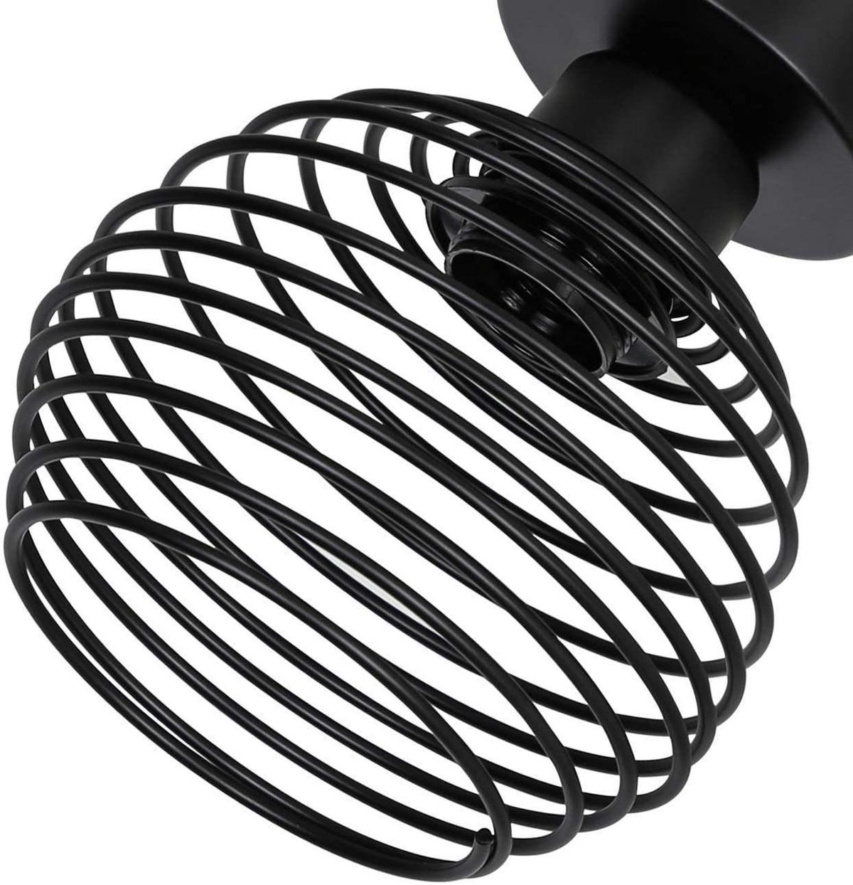 DECKENLEUCHTE Solariel 15/16/16 cm - Schwarz, Metall (15/16/16cm) - ZMH