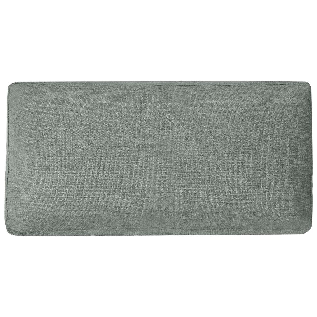 CHAISELONGUE Stoff Grün Archiane - Schwarz/Grün, Textil (170/60/85cm) - Beliani
