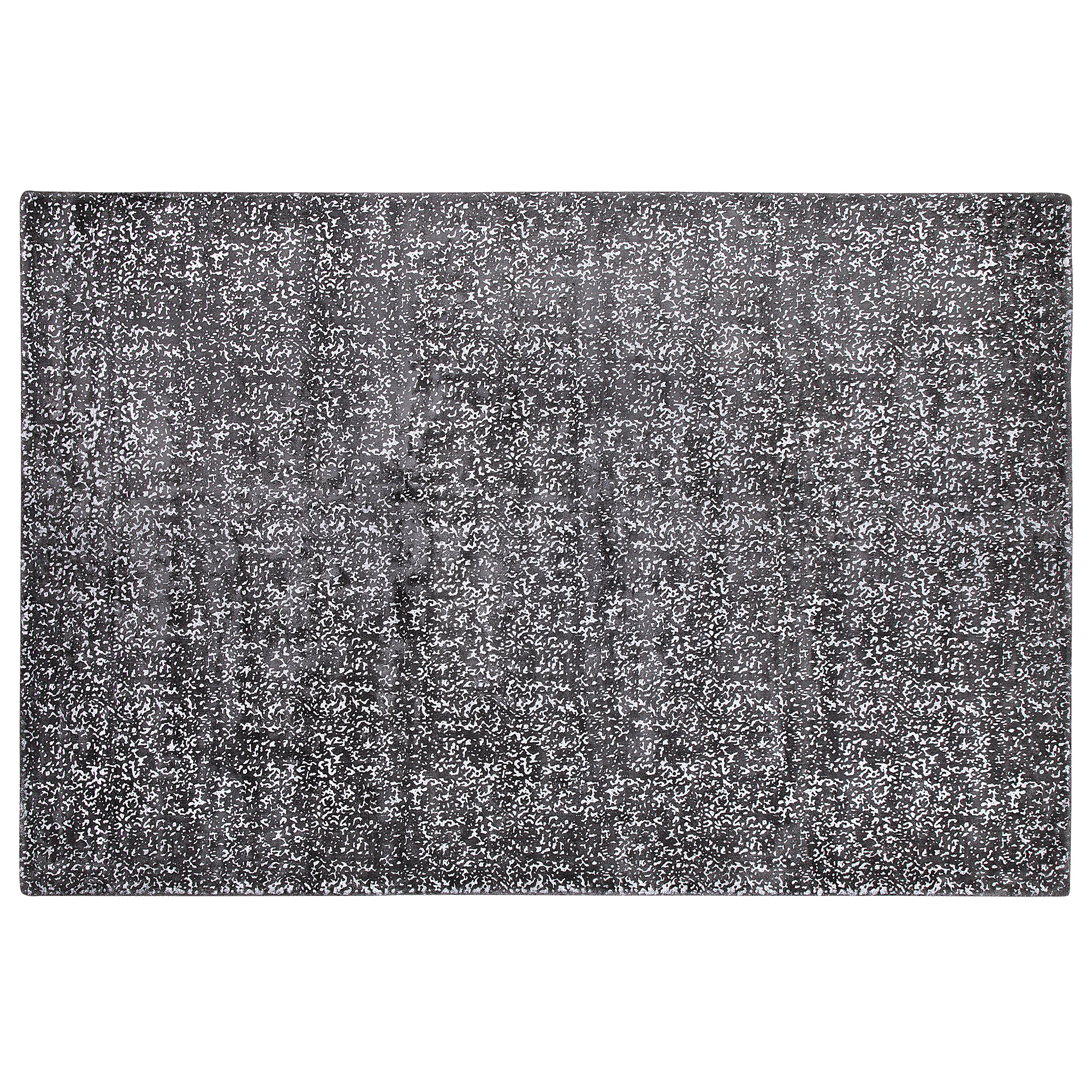 KURZFLOR-TEPPICH Esel 200/140 cm - Grau, Naturmaterialien (140/200cm) - Beliani