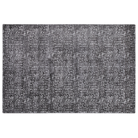 KURZFLOR-TEPPICH Esel 200/140 cm - Grau, Naturmaterialien (140/200cm) - Beliani