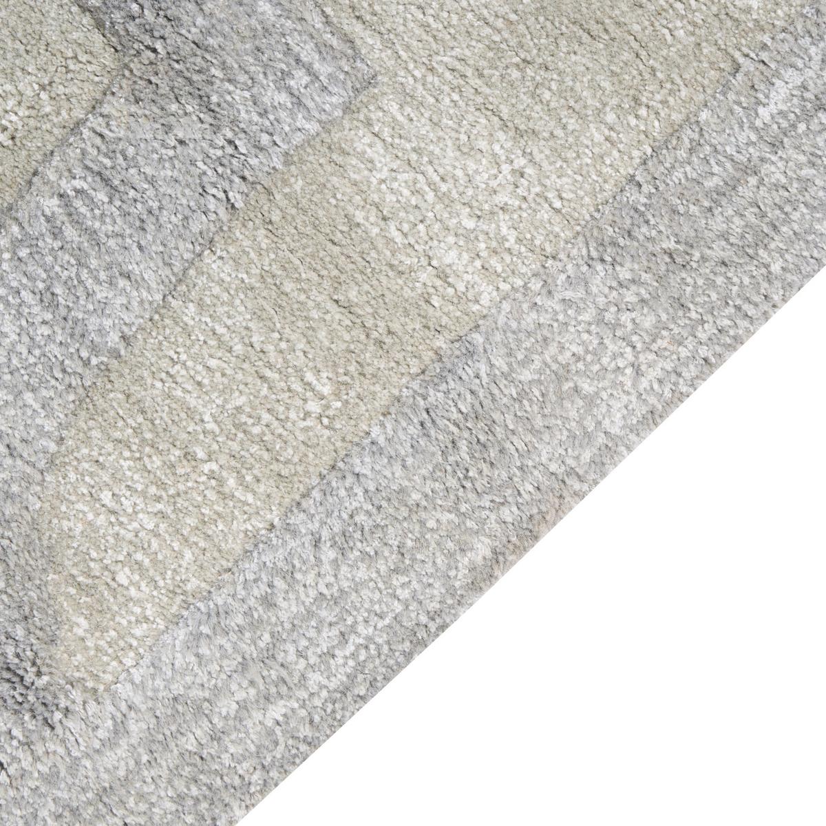 KURZFLOR-TEPPICH Beige 160/230 cm Gwani - Beige/Grau, Textil (160/230cm) - Beliani