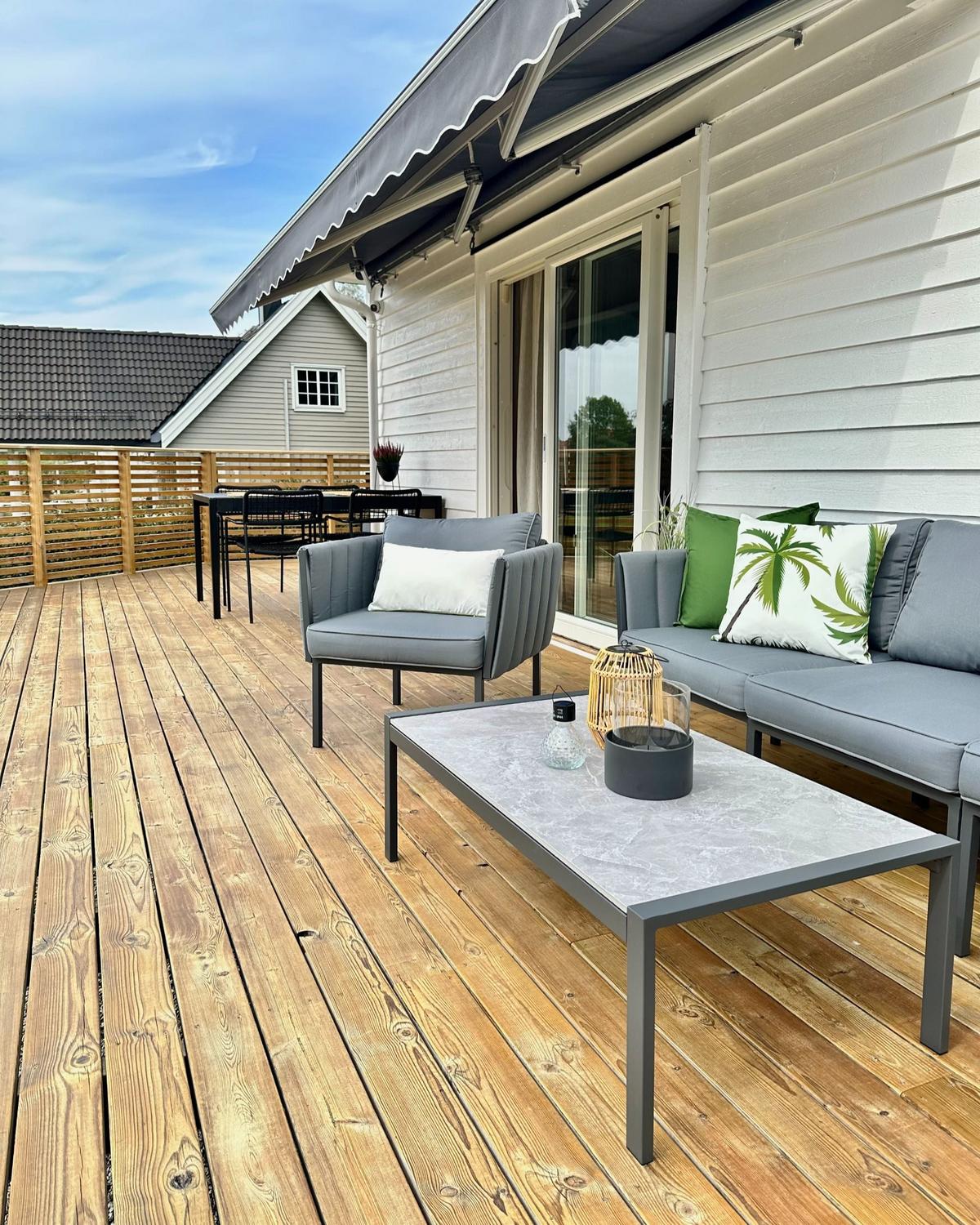 GARTENLOUNGE 5-Sitzer Grau Skala - Dunkelgrau, Metall - Beliani