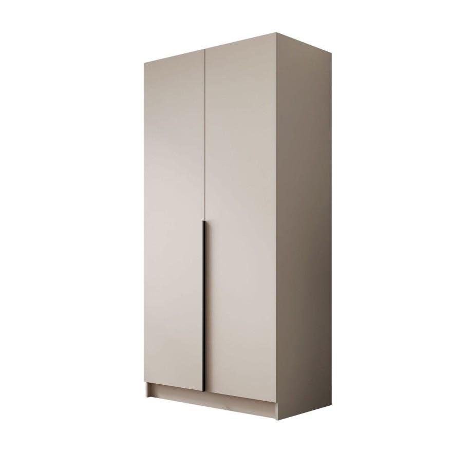 KLEIDERSCHRANK AUREL KASCHMIR 2D - Kaschmir, Holzwerkstoff (100/210/57cm) - Lookway