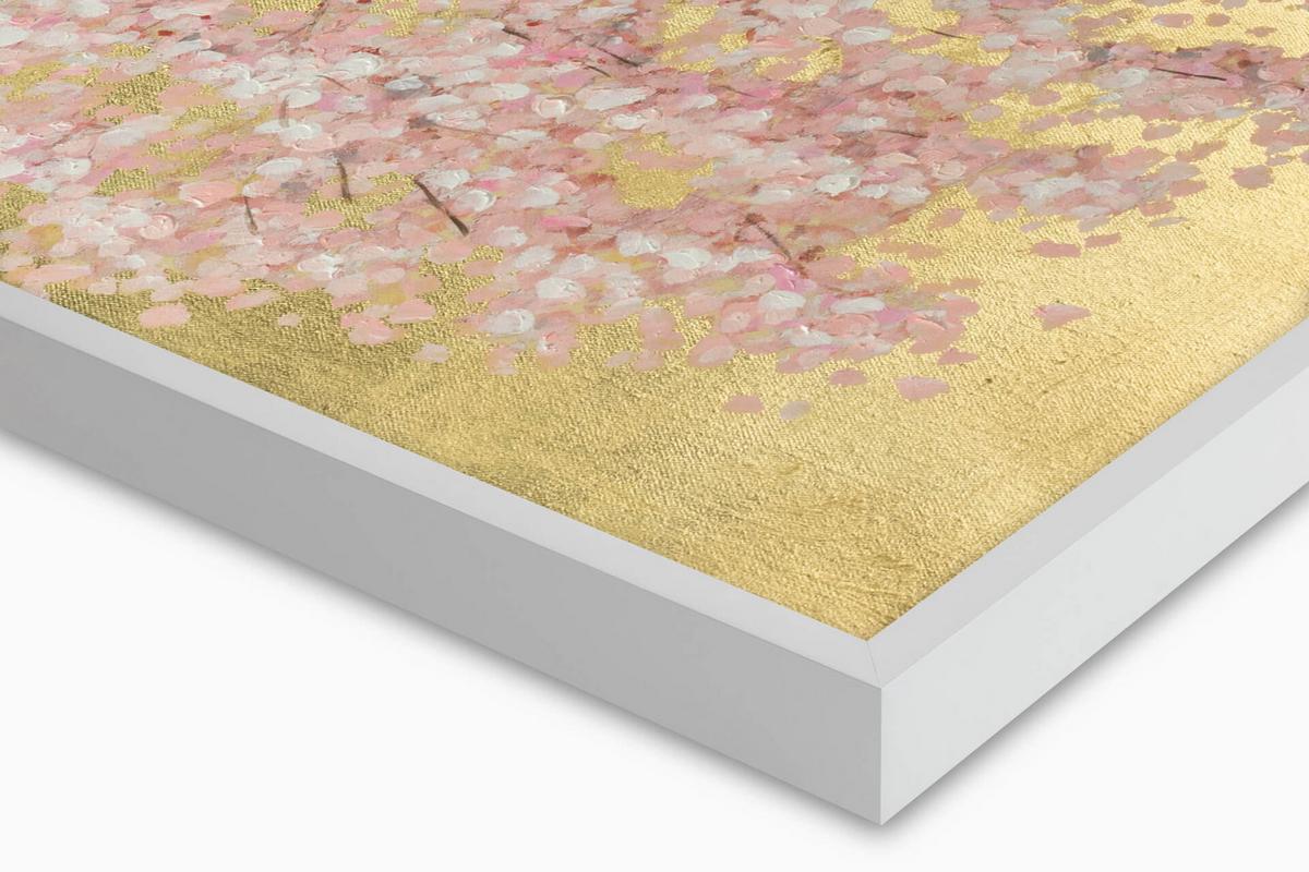 ÖLGEMÄLDE 120/60 cm - Pink/Braun, Holz/Textil (120/60cm) - KUNSTLOFT