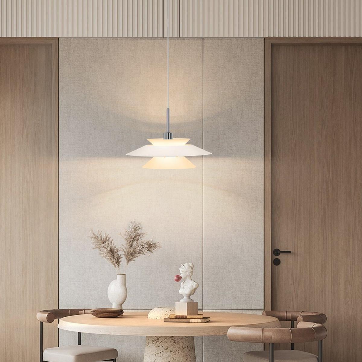 PENDELLEUCHTE Innovation 28/28/178 cm - Weiß, Metall (28/28/178cm) - Nettlife