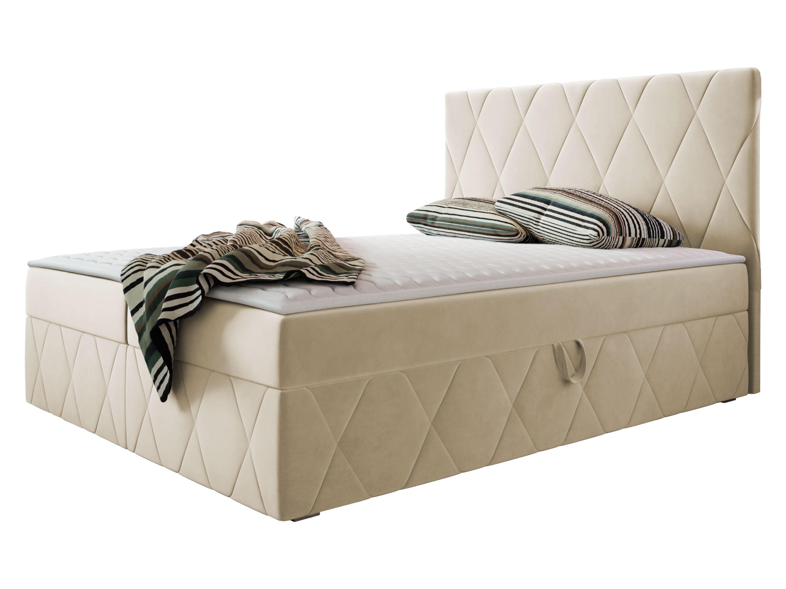 BOXBETT Simoti - H3 - Beige, Holzwerkstoff (160/200cm) - MIRJAN24