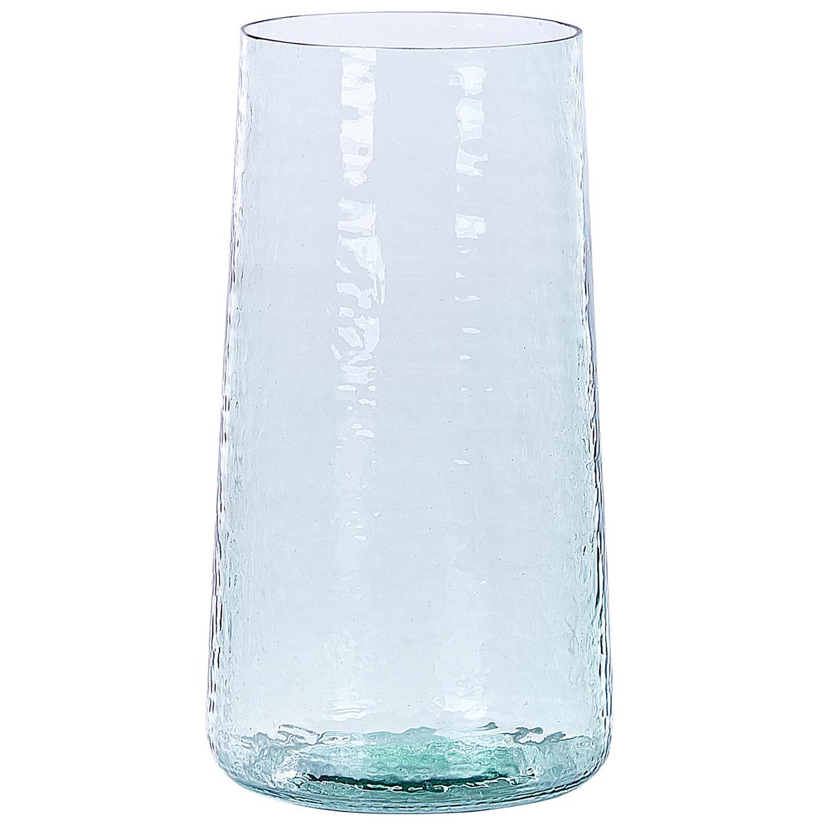 DEKOVASE Glas transparent Kulche - Transparent, Glas (25cm) - Beliani