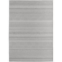 TEPPICH Outdoor VENTOUX in Grau, im Ethno-Stil, 280 x 370 cm - Grau, Textil (370/280cm) - KADIMA DESIGN