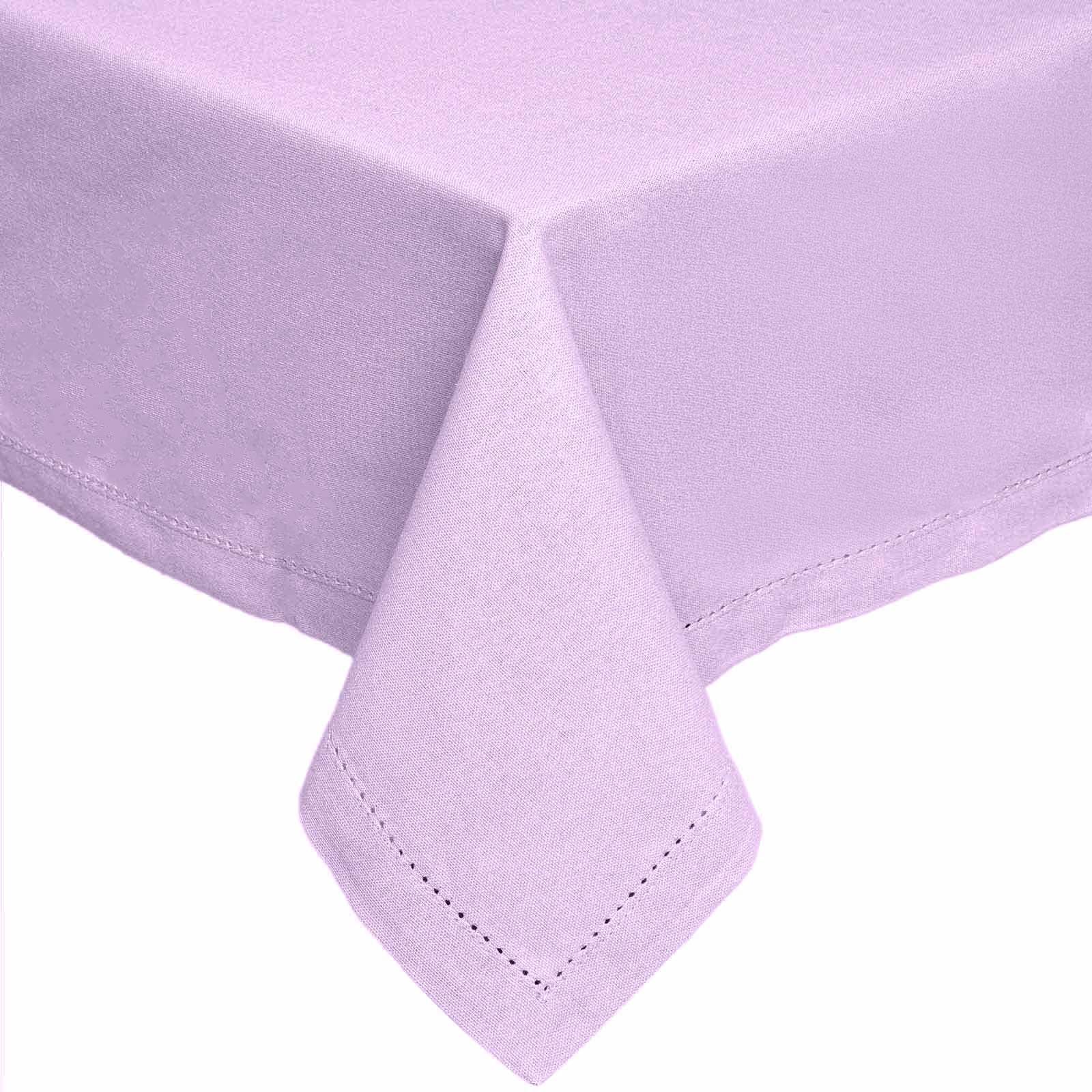TISCHDECKE flieder 137/137 cm, 100% Baumwolle - Flieder, Textil (137/137cm) - Homescapes
