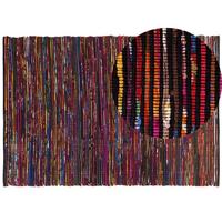 TEPPICH Bartin geflochten 230/160 - Multicolor, Kunststoff (160/230cm) - Beliani