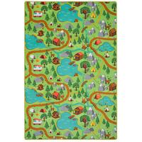 KINDER SPIEL STRASSENTEPPICH - Hellbraun, Textil (160/200cm) - Snapstyle