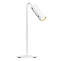 SCHREIBTISCHLAMPE LED Dimmbar Kabellos Weiß 32/12/12 cm - Weiß, Metall (33/12/33cm) - EMKE