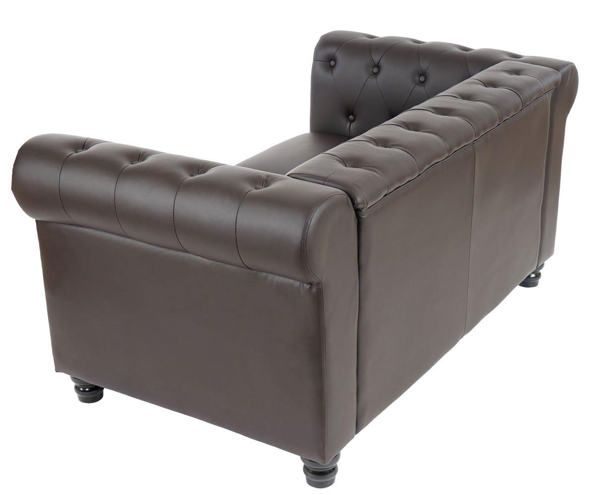 2-SITZER SOFA LOUNGESOFA Braun - Braun, Textil (160/74/90cm) - MCW