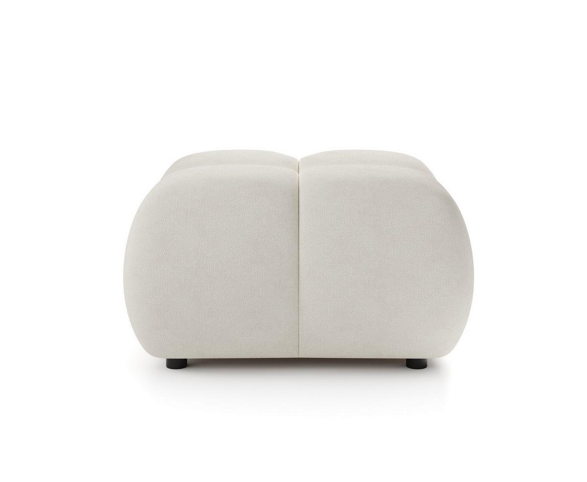 POLSTERHOCKER DUCA Modern Sitzhocker, Fußhocker Creme - Creme, Holzwerkstoff/Kunststoff (72/43.5/72cm) - MASSENO