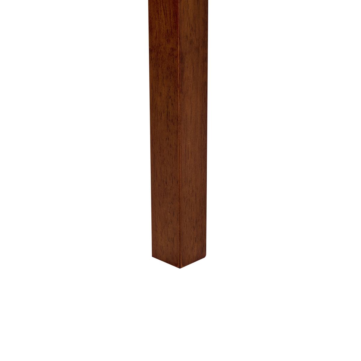 ESSZIMMERSTUHL 2er-Set Dunkelgrün Ortley - Dunkelgrün/Braun, Holz (40/96/51cm) - Beliani