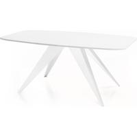 ESSTISCH Fatina rechteckig ausziehbar, Weiß 160-198/90/76 cm - Weiß, Holzwerkstoff/Metall (80/200/76cm) - WFL GROUP