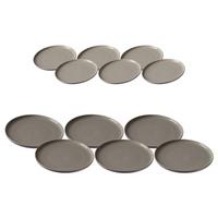 TAFELSERVICE Jasper taupe 12er Set - Taupe, Keramik (2/2/2cm) - Ritzenhoff Breker
