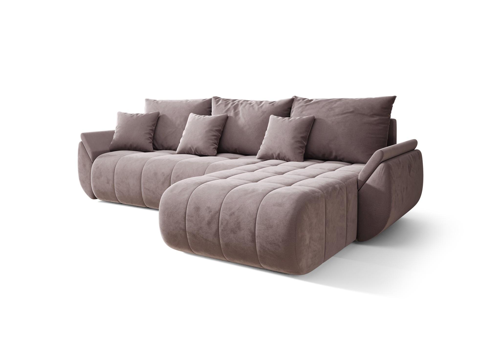 ECKSOFA Akita - Flieder, Holzwerkstoff/Textil (280/185cm) - Fun Möbel