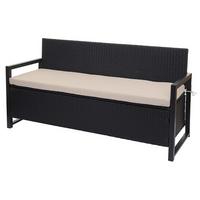 SITZBANK Anthrazit, Beige - Anthrazit/Beige, Kunststoff (164/87/57cm) - MCW