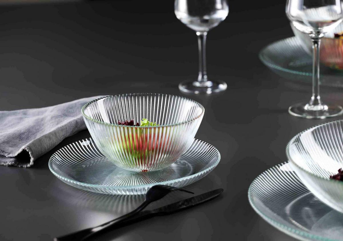 SERVIERSCHALEN Unico transparent ø 20 cm 6er Set - Transparent, Glas (20/7/20cm) - Ritzenhoff Breker