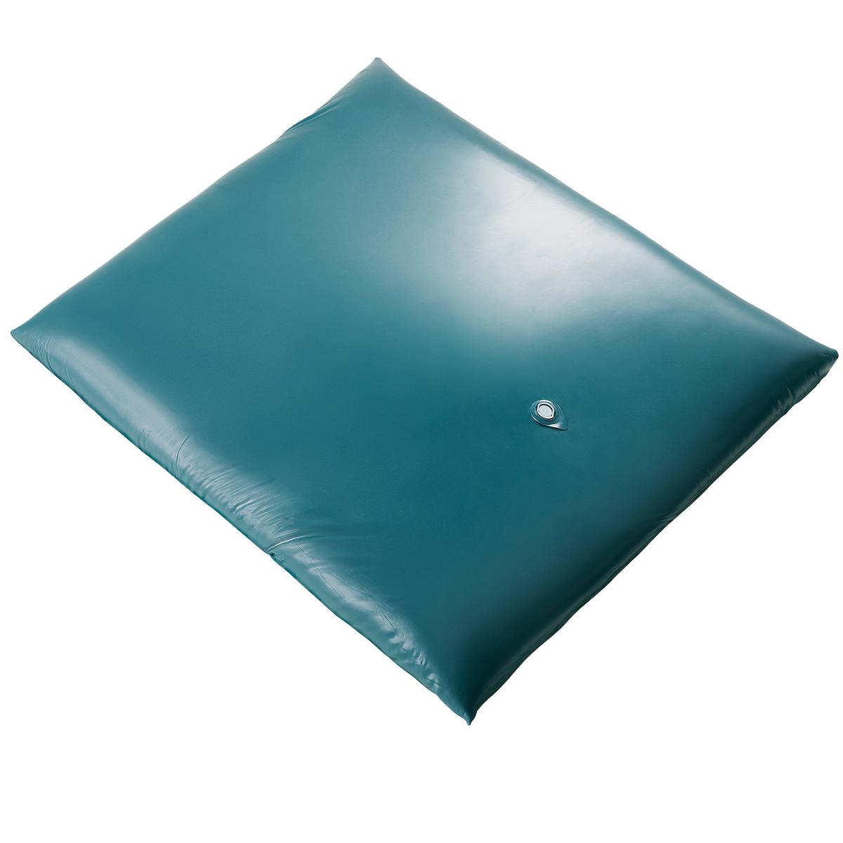 WASSERBETTMATRATZE Unberuhigt 140/200/20 cm Mono - Blau, Textil (200/140/20cm) - Beliani
