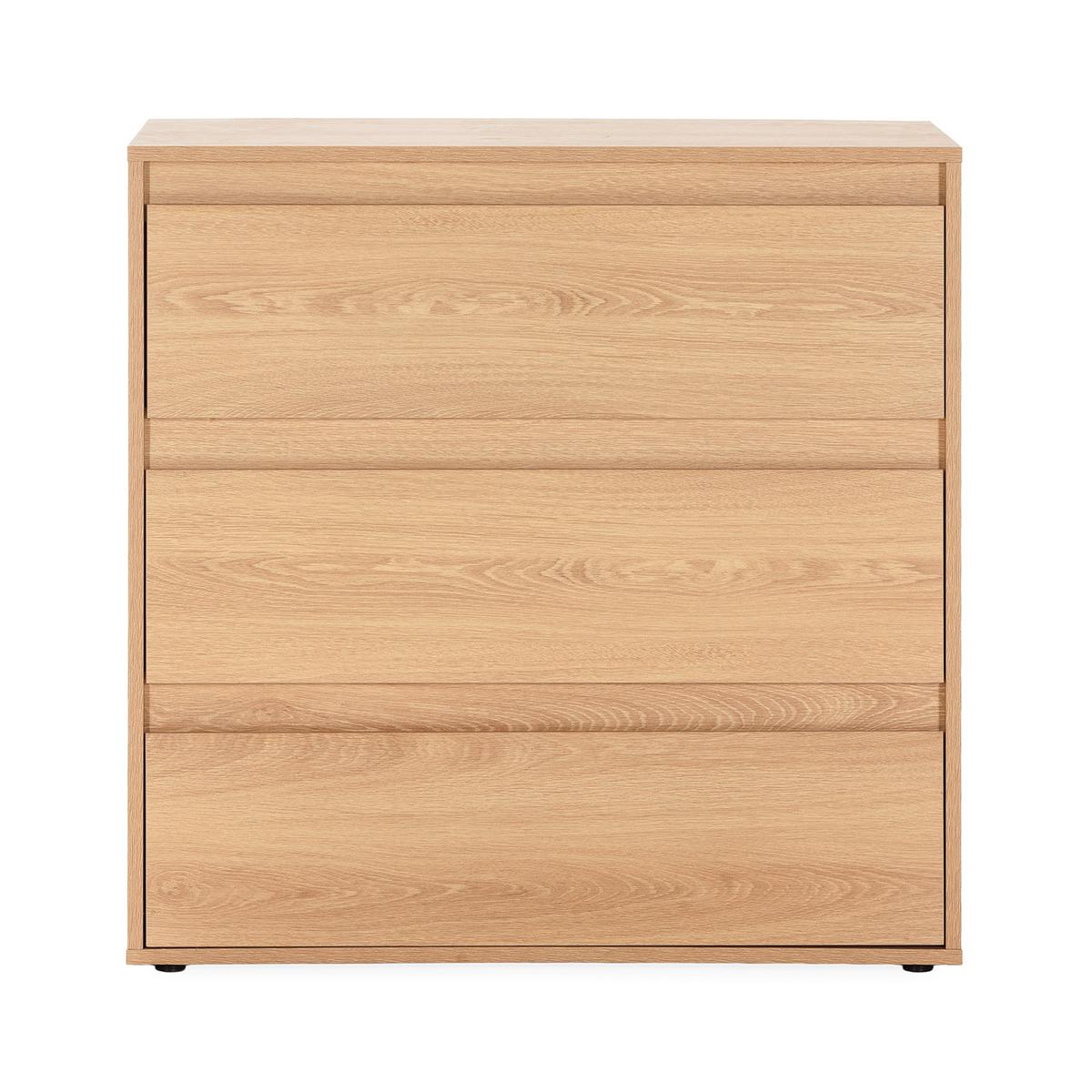 KOMMODE 80/80/40 Tori Eichenfarbe - Honigeiche, Holzwerkstoff (80/80/40cm) - VS Venta-stock