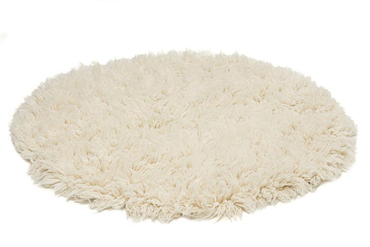 TEPPICH Luxus Flokati 2500 150x150 cm - Champagner, Textil (150/150cm) - Rug and Roll