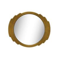 WANDSPIEGEL Gold 61/72 cm - Goldfarben, Metall (12.2/72/5cm) - KUNSTLOFT