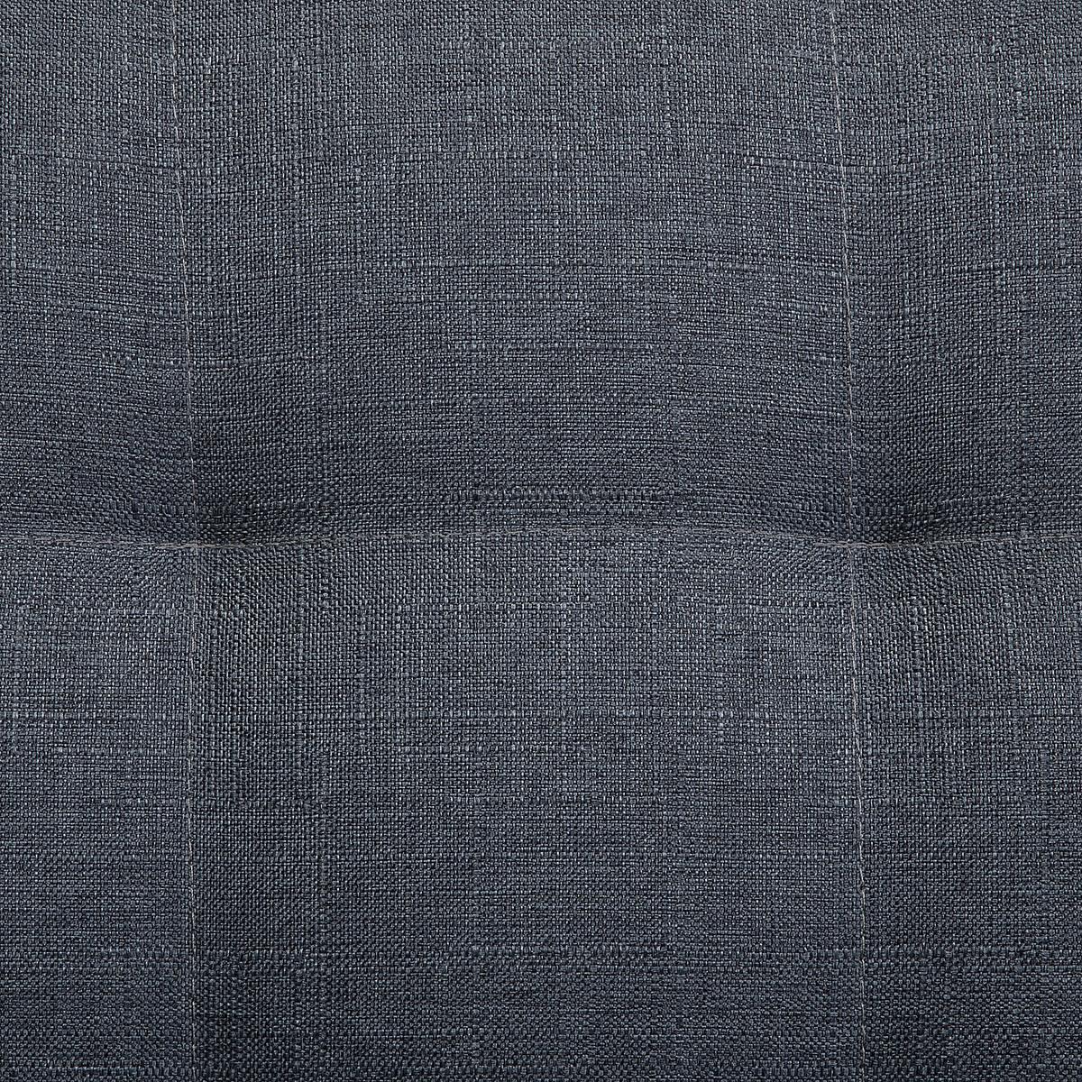 OTTOMANE Aberdeen 80/80/36 cm - Grau, Kunststoff/Textil (80/36/80cm) - Beliani