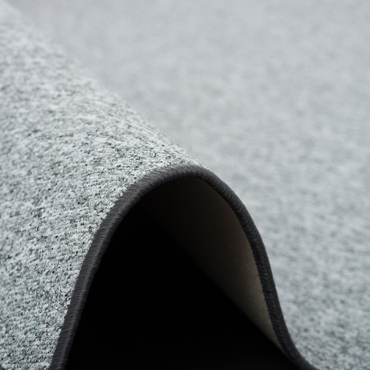 FEINSCHLINGEN VELOUR LÄUFER TEPPICH STRONG - Silberfarben, Textil (80/400cm) - Snapstyle