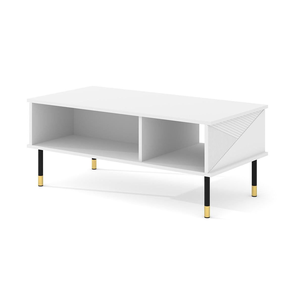COUCHTISCH Aglaé Weiß - Weiß, Holzwerkstoff (55/110/45cm) - Petits-meubles